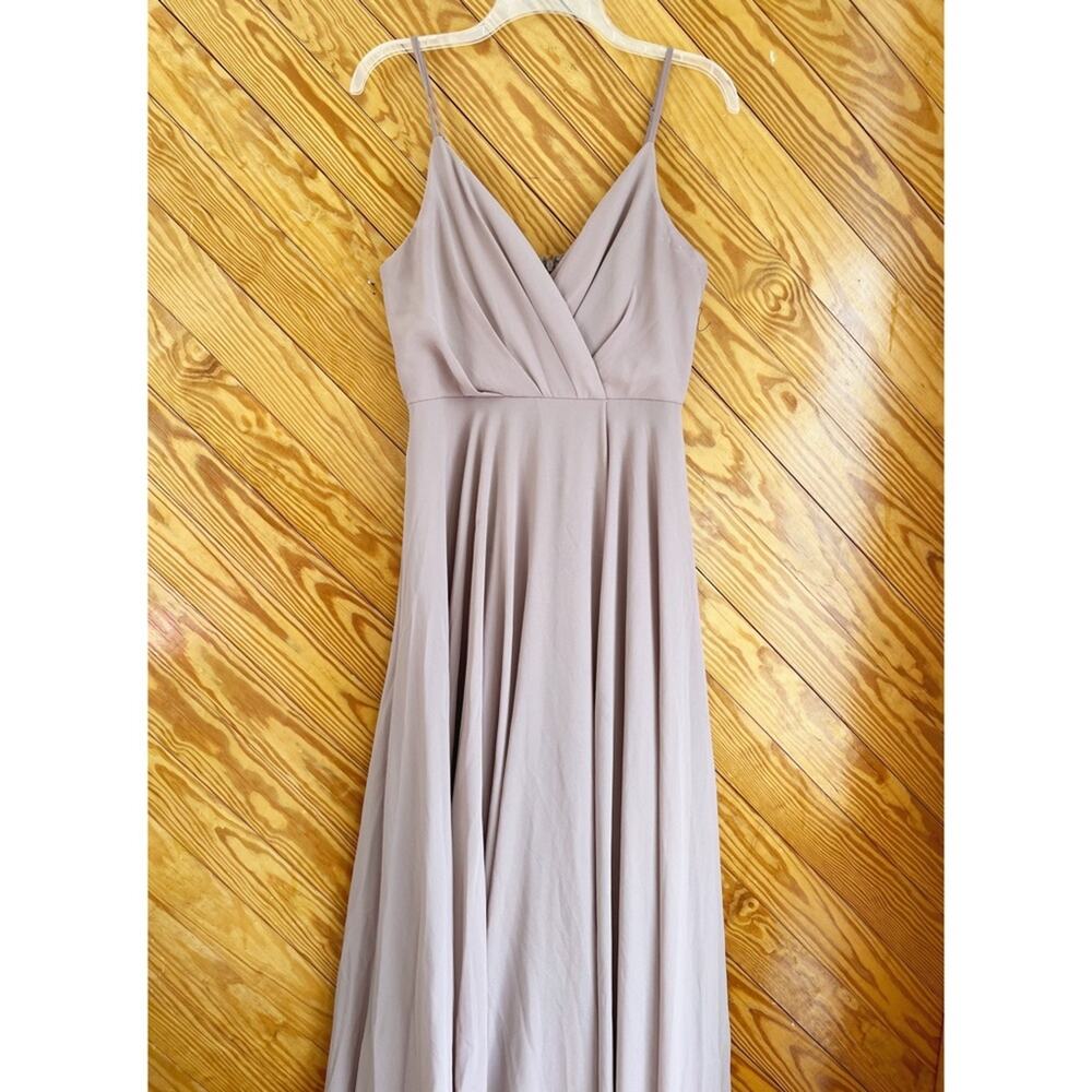 Elegant Mauve Evening Gown - Picture 5 of 12